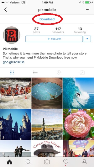 CTA instagram oglas