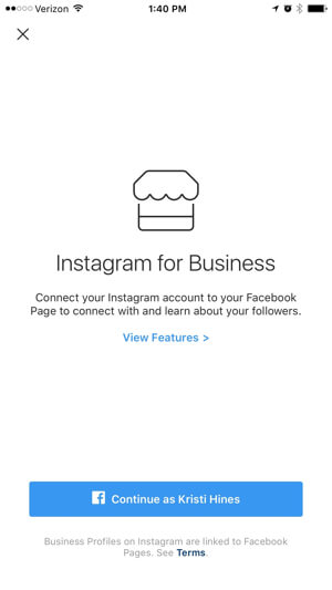 Instagram for business